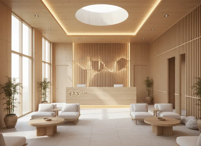 Thiết kế quầy lễ tân spa đẹp