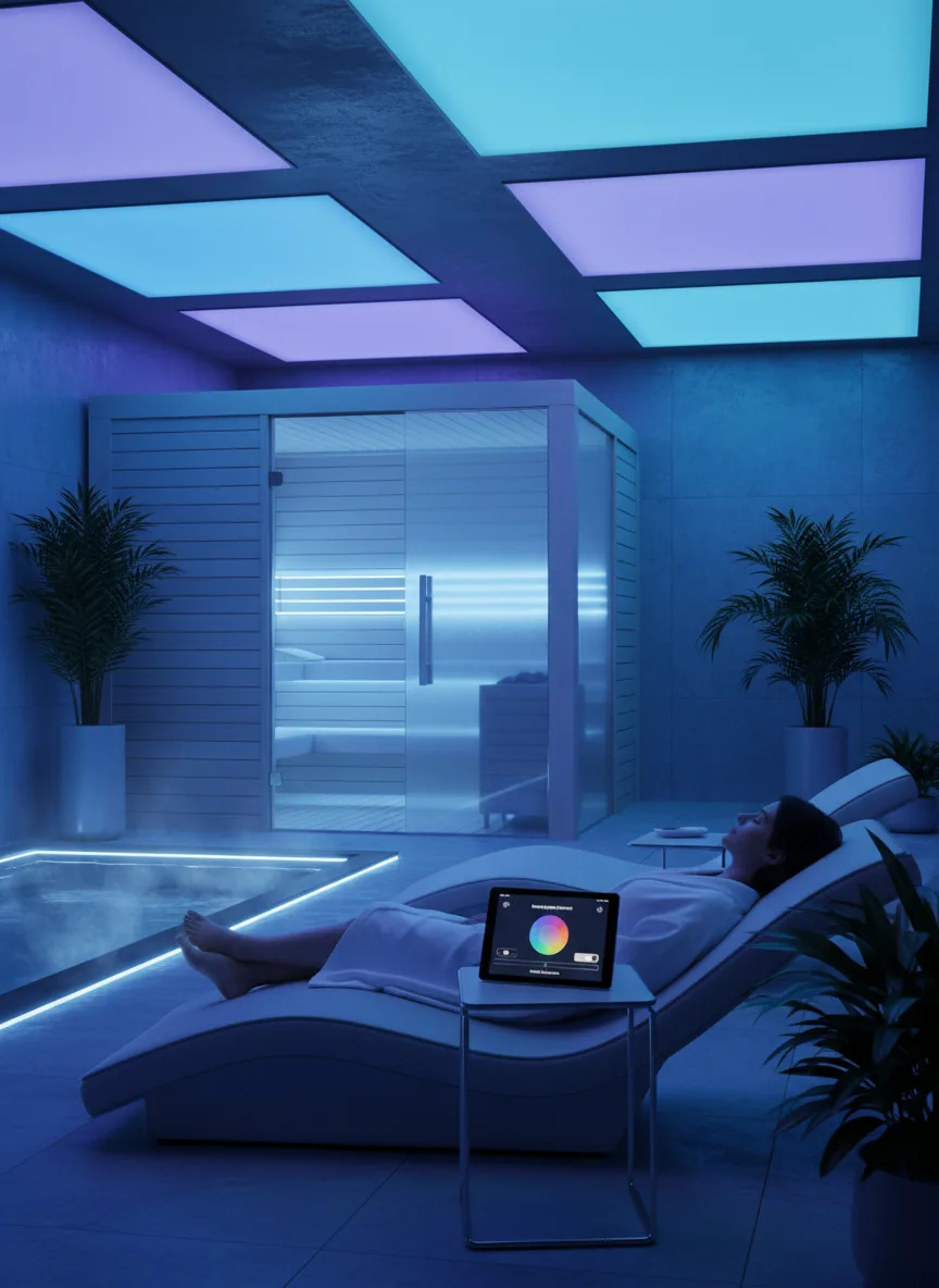 Firefly Gemini Flash Nsmart Lighting Spa With Rgb Color Changing Leds Controlled Via App Soft Blue Ambien 189713