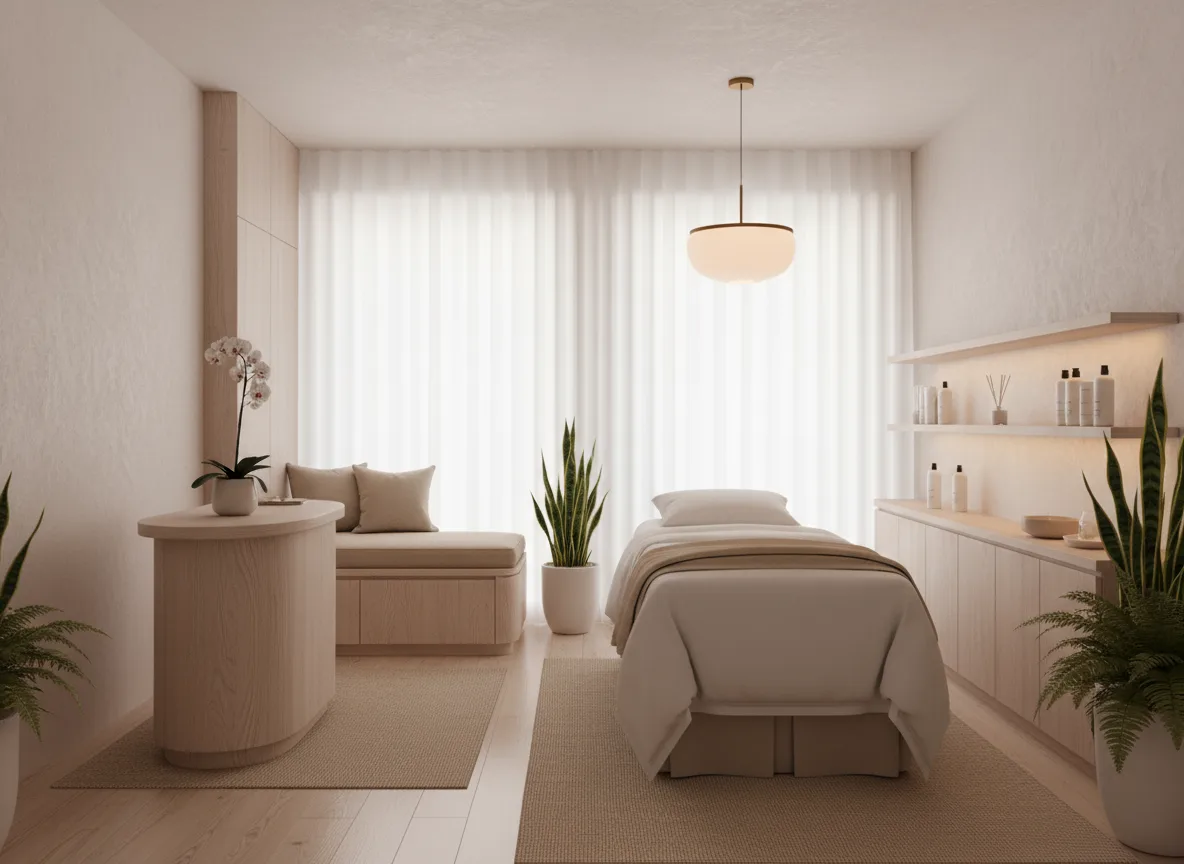 Thiết kế spa nhỏ gọn