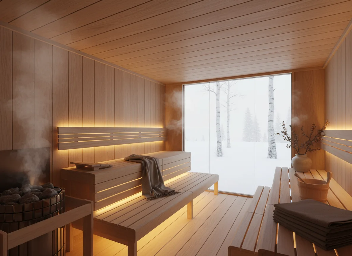 Firefly Gemini Flash Spa Sauna Room Made Of Waterproof Plywood Wood Warm Yellow Lighting Gentle Steam C 286159