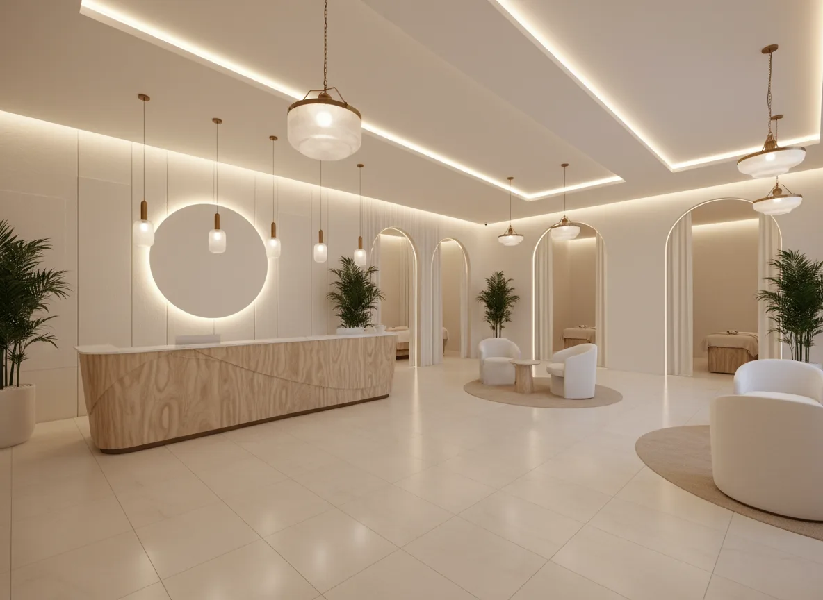 Firefly Professional Spa Design In Ho Chi Minh City Modern Style Elegant White Beige Tones 349580