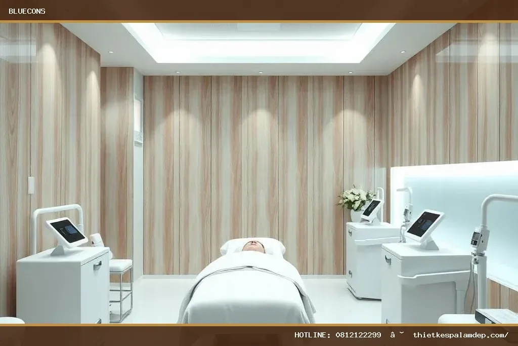 Không gian spa hiện đại – hình ảnh Bluecons