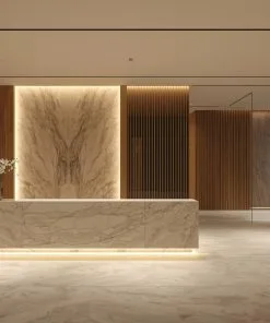 Mẫu quầy lễ tân độc quyền Bluecons