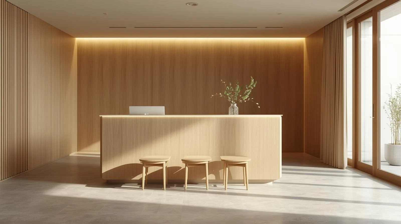 Làm quầy lễ tân trọn gói