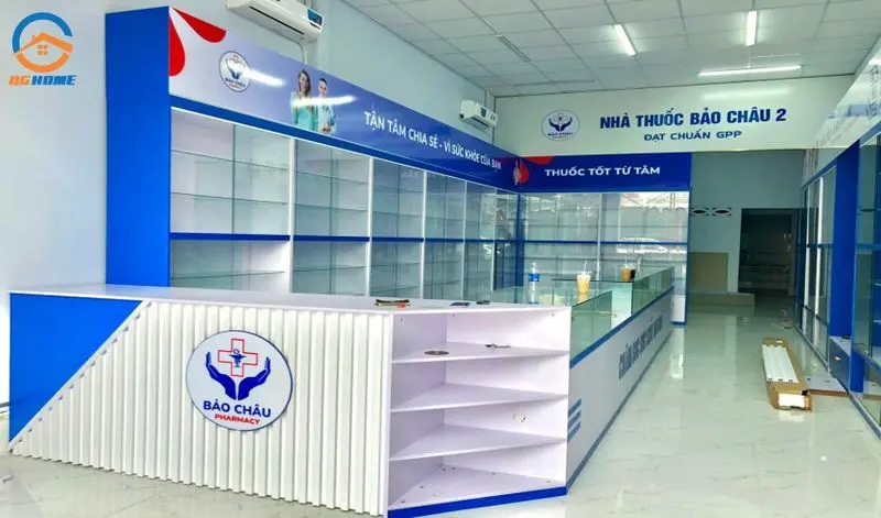 Mẫu thiết kế nhà thuốc 2023
