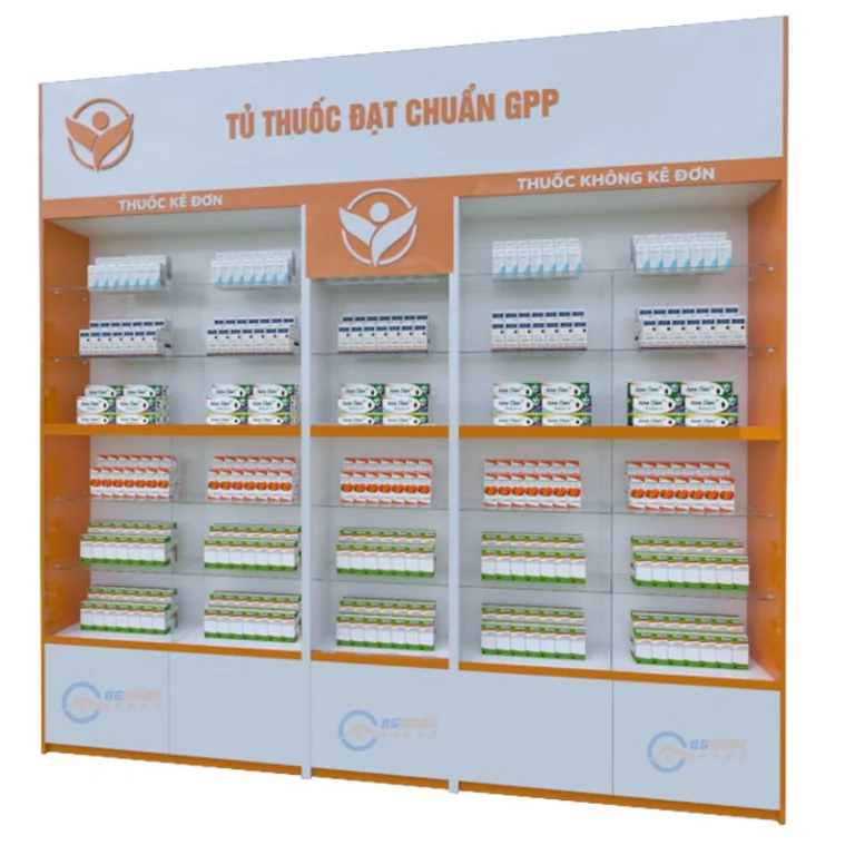 Tủ Dược Liệu Đẹp Giá Tốt Thi Công Trọn Gói Toàn Quốc