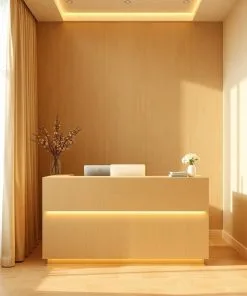 Quầy lễ tân đẹp cho spa nhỏ