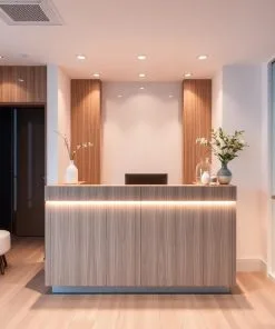 Quầy lễ tân đẹp cho spa nhỏ