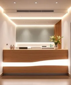 Quầy lễ tân đẹp cho spa nhỏ