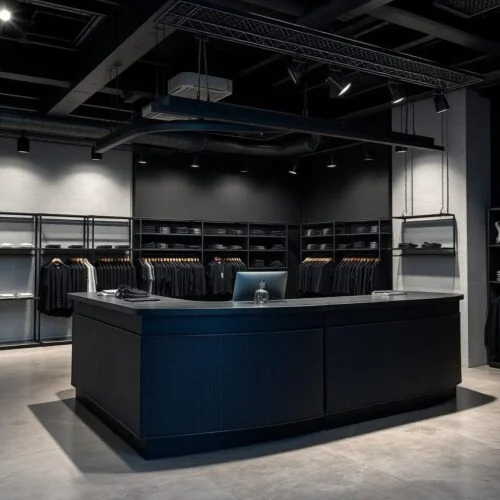 quầy thu ngân shop thời trang