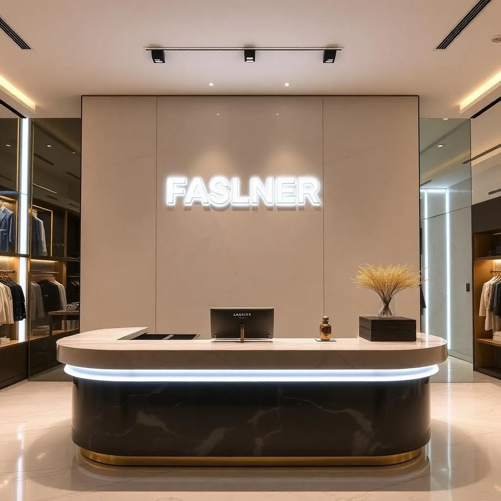 quầy thu ngân shop thời trang