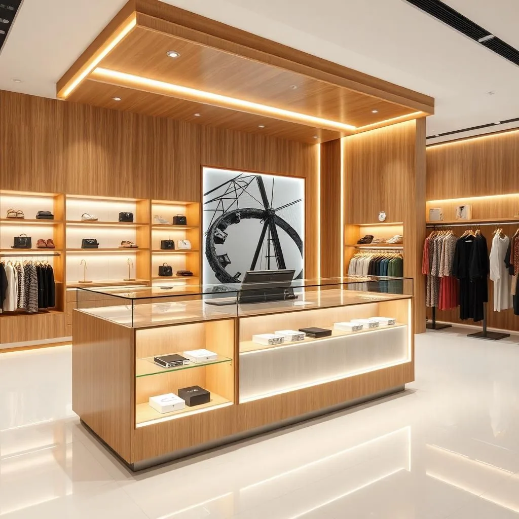 quầy thu ngân shop thời trang