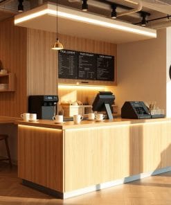 quầy thu ngân quán cafe