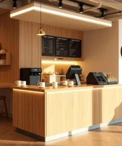 quầy thu ngân quán cafe