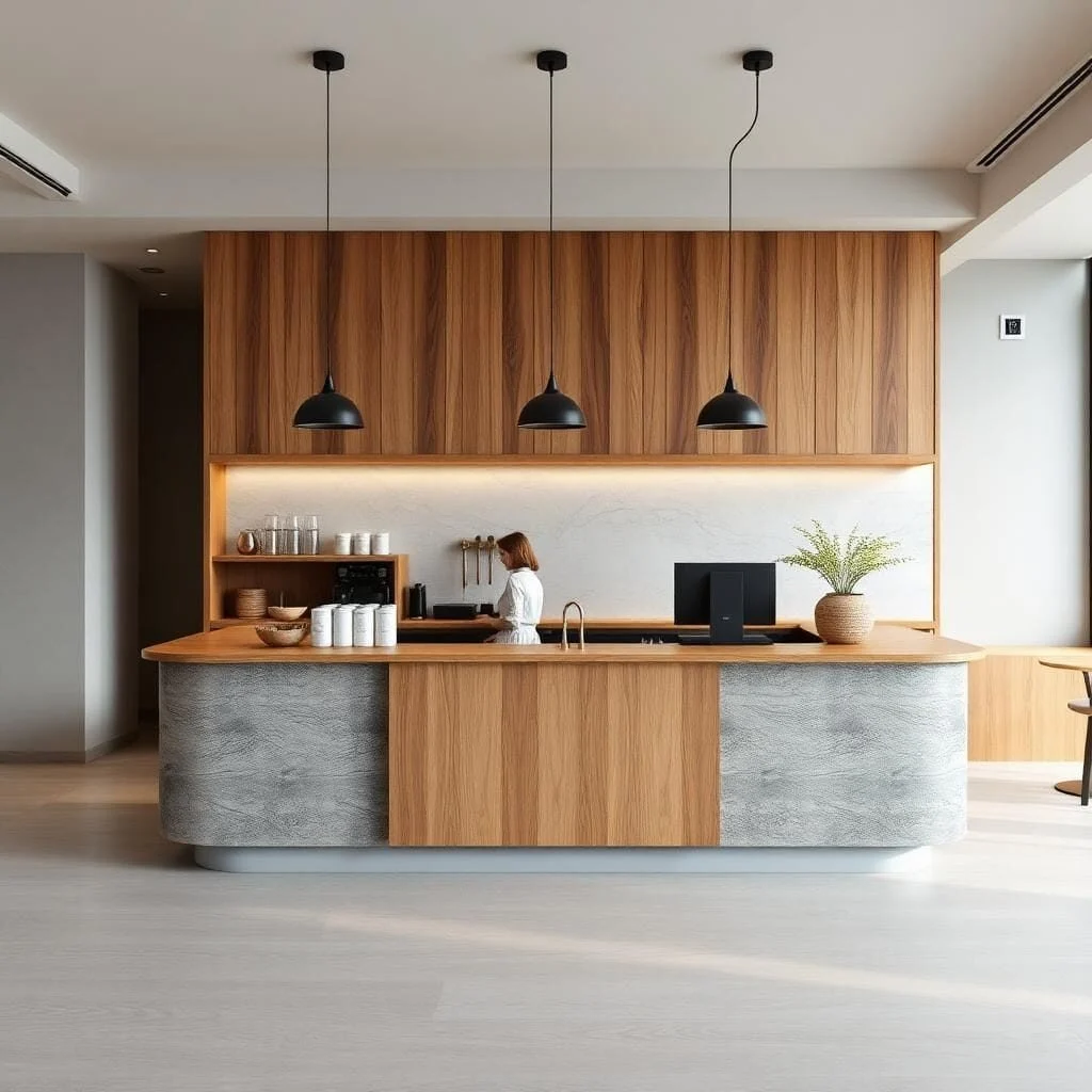 quầy thu ngân quán cafe