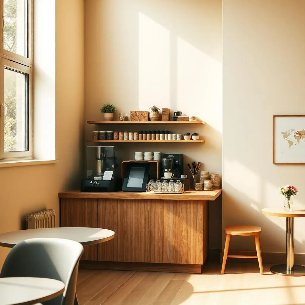 quầy thu ngân quán cafe