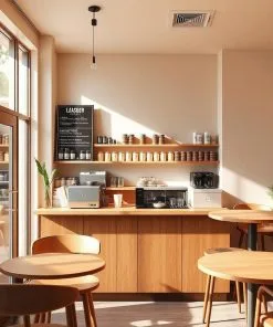 quầy thu ngân quán cafe