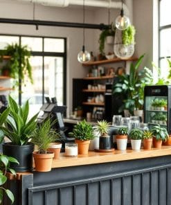quầy thu ngân quán cafe