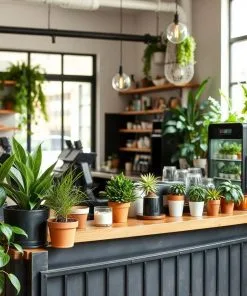 quầy thu ngân quán cafe