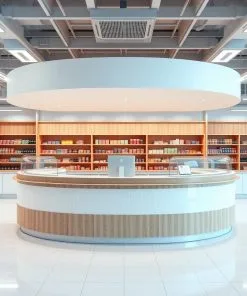 quầy thu ngân siêu thị