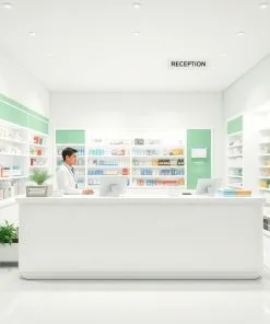 quầy thu ngân nhà thuốc