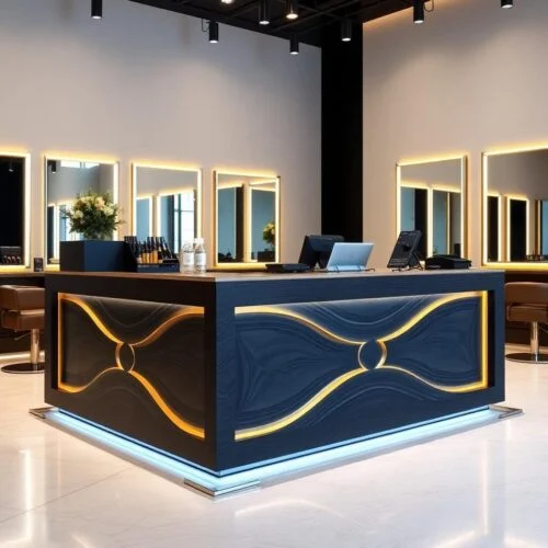 quầy thu ngân salon tóc