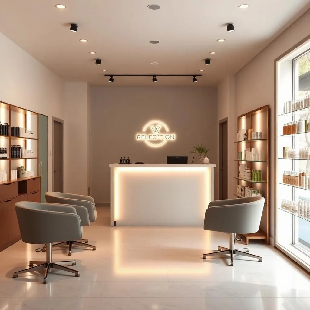 quầy thu ngân salon tóc