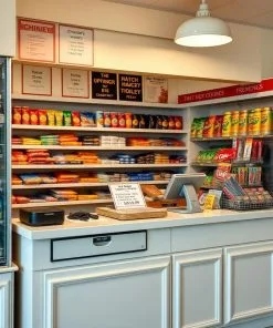 quầy thu ngân tạp hóa