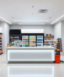 quầy thu ngân tạp hóa