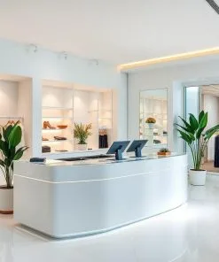 quầy thu ngân showroom