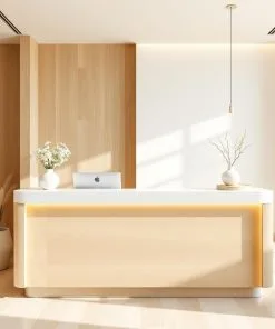 quầy thu ngân gỗ công nghiệp MDF