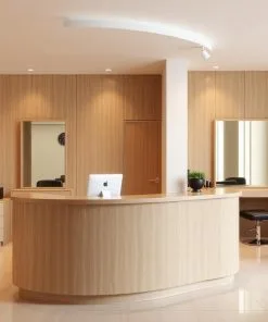 quầy thu ngân gỗ công nghiệp MDF