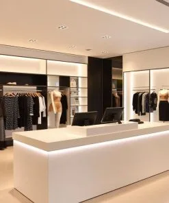 quầy thu ngân gỗ công nghiệp MDF