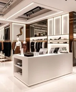 quầy thu ngân gỗ công nghiệp MDF