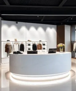 quầy thu ngân bằng mica