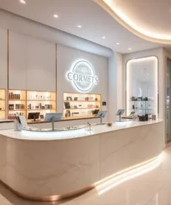 quầy thu ngân cho shop mỹ phẩm cao cấp