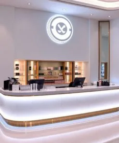 quầy thu ngân cho shop mỹ phẩm cao cấp