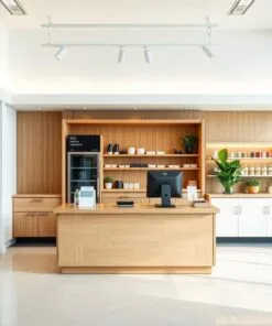 quầy thu ngân nhỏ gọn tiết kiệm diện tích