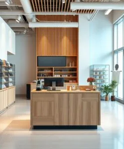 quầy thu ngân nhỏ gọn tiết kiệm diện tích