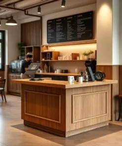 quầy thu ngân nhỏ gọn tiết kiệm diện tích