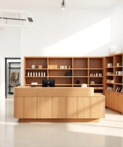 quầy thu ngân nhỏ gọn tiết kiệm diện tích