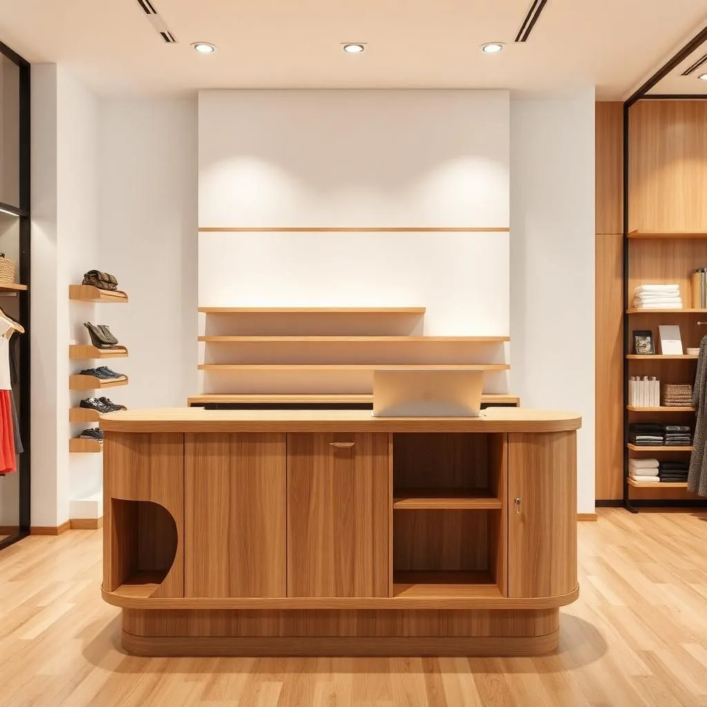 quầy thu ngân nhỏ gọn tiết kiệm diện tích