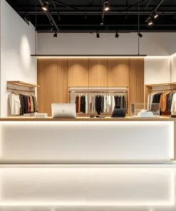 quầy thu ngân hiện đại cho cửa hàng 2025