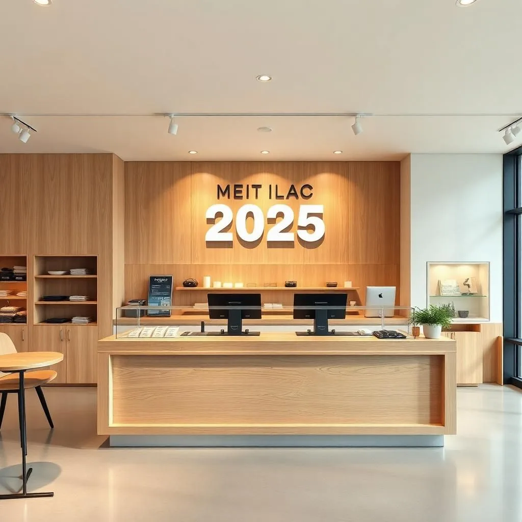 quầy thu ngân hiện đại cho cửa hàng 2025