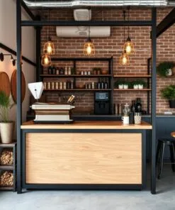 Quầy thu ngân quán cafe nhỏ