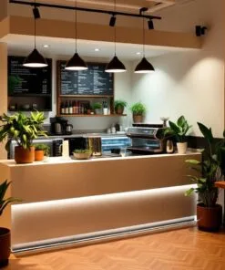 Quầy thu ngân quán cafe nhỏ