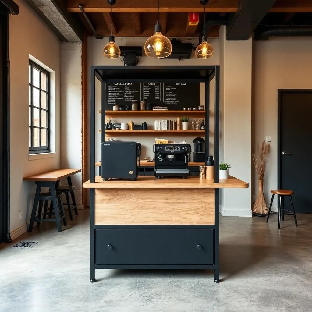 Quầy thu ngân quán cafe nhỏ