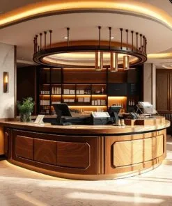 Quầy thu ngân nhà hàng sang trọng