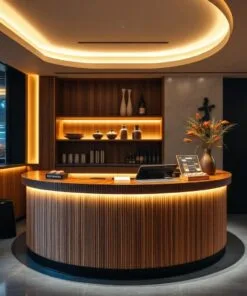 Quầy thu ngân nhà hàng sang trọng