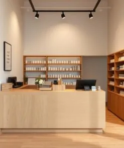 Quầy thu ngân mini phù hợp không gian hẹp